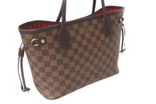 画像をギャラリービューアに読み込む, 極美品 LOUIS VUITTON ルイヴィトン ネヴァーフルPM トートバッグ N51109 ブラウン ゴールド金具 中古 64728