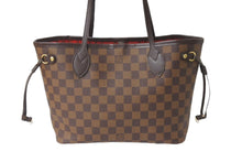 画像をギャラリービューアに読み込む, 極美品 LOUIS VUITTON ルイヴィトン ネヴァーフルPM トートバッグ N51109 ブラウン ゴールド金具 中古 64728
