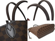 画像をギャラリービューアに読み込む, 極美品 LOUIS VUITTON ルイヴィトン ネヴァーフルPM トートバッグ N51109 ブラウン ゴールド金具 中古 64728