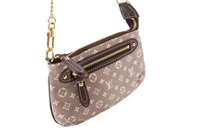 画像をギャラリービューアに読み込む, LOUIS VUITTON ルイ ヴィトン ミニ ポシェット アクセソワール ハンドバッグ M62999 モノグラムイディール セピア 美品 中古 64731