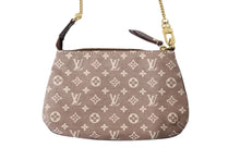 画像をギャラリービューアに読み込む, LOUIS VUITTON ルイ ヴィトン ミニ ポシェット アクセソワール ハンドバッグ M62999 モノグラムイディール セピア 美品 中古 64731