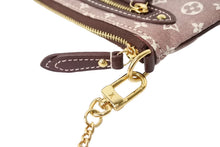 画像をギャラリービューアに読み込む, LOUIS VUITTON ルイ ヴィトン ミニ ポシェット アクセソワール ハンドバッグ M62999 モノグラムイディール セピア 美品 中古 64731