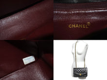 画像をギャラリービューアに読み込む, CHANEL シャネル チェーンショルダーバッグ ダイアナマトラッセ 22 2番台 ラムスキン ブラック ゴールド金具 美品 中古 64733