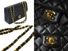 画像をギャラリービューアに読み込む, CHANEL シャネル シングルフラップ ダイアナマトラッセ22 ショルダーバッグ 3番台 A05289 ラムスキン 美品 中古 64735