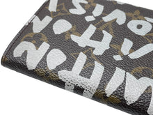 画像をギャラリービューアに読み込む, LOUIS VUITTON ルイ ヴィトン ポルトモネ クレディ 長財布 ノグラム グラフィティ M92189 PVC ブラウン アルジャン 美品 中古 64738