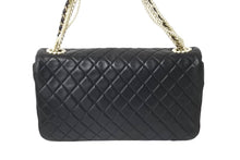 画像をギャラリービューアに読み込む, CHANEL シャネル マトラッセ ウエストミンスター バッグ 15番台 ラムスキン レザー コットンパール ブラック 美品 中古 64739