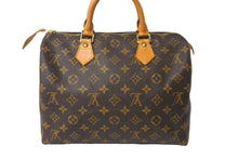 Load image into Gallery viewer, LOUIS VUITTON ルイヴィトン モノグラム スピーディー30 ハンドバッグ 旧型 ロゴ M41526 PVC レザー ゴールド金具 美品 中古 64748