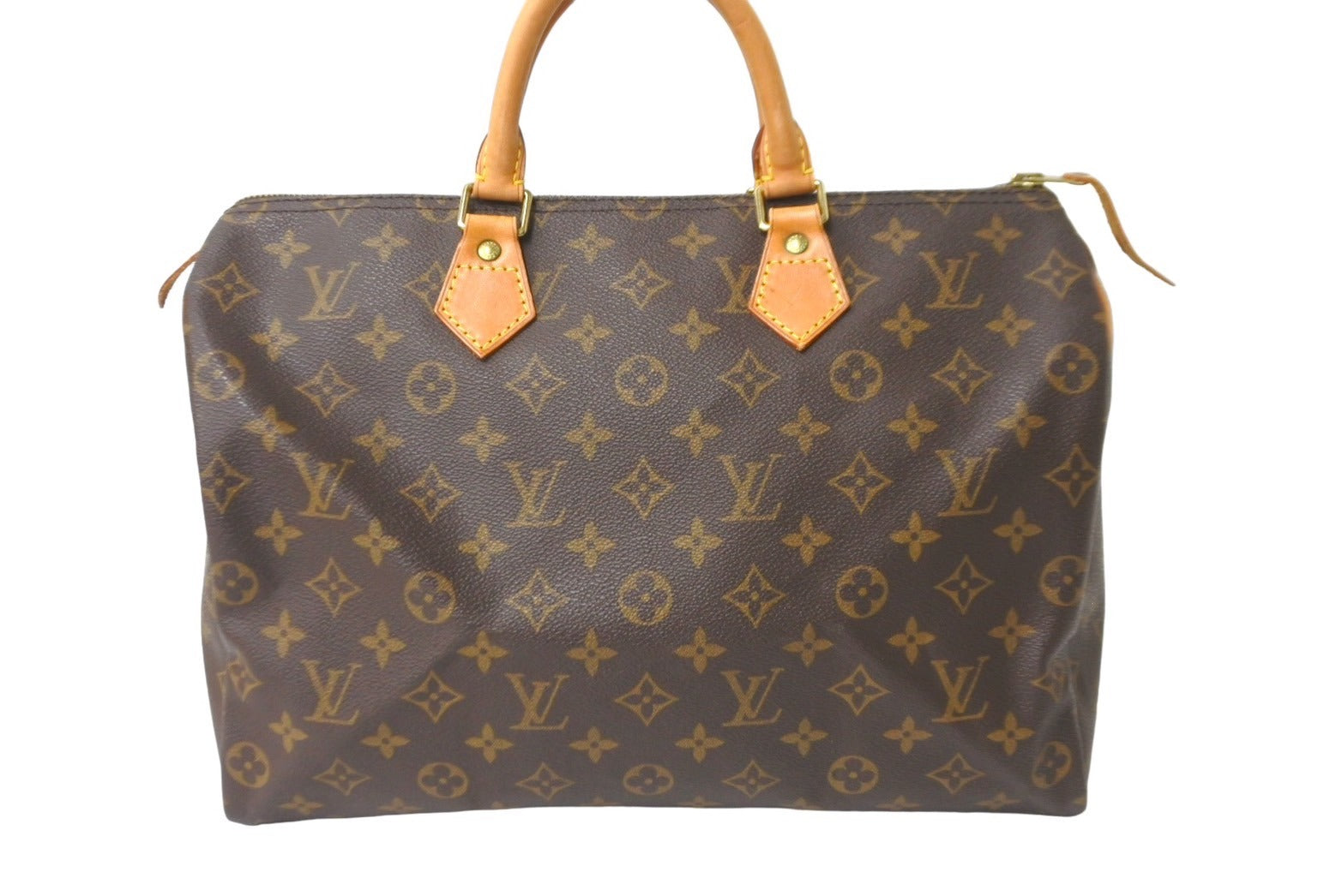 LOUIS VUITTON ルイヴィトン モノグラム スピーディ35 ハンドバッグ M41524 ブラウン 旧型 ロゴ 手持ち 鞄 美品 中古  64749 – Casanova Vintage