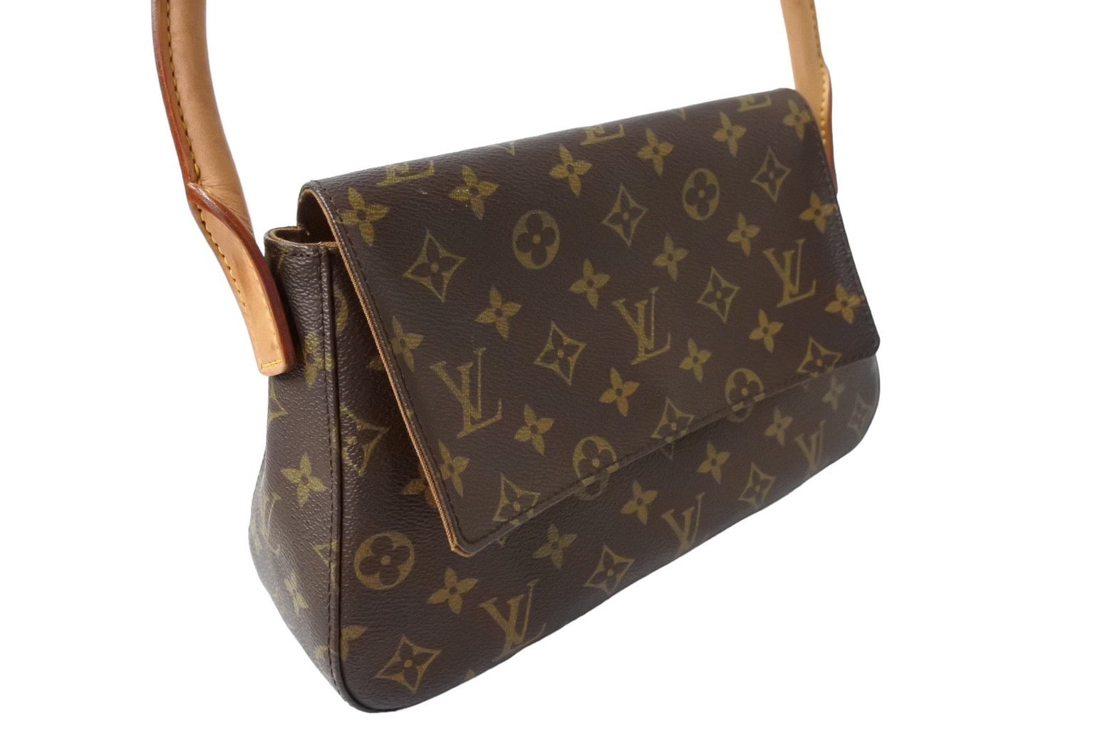 LOUIS VUITTON ルイヴィトン モノグラム ミニルーピング ワンショルダーバッグ ブラウン ロゴ 鞄 肩掛け M51147 美品 中古  64754 – Casanova Vintage