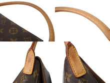 画像をギャラリービューアに読み込む, LOUIS VUITTON ルイヴィトン モノグラム ミニルーピング ワンショルダーバッグ ブラウン ロゴ 鞄 肩掛け M51147 美品 中古 64754