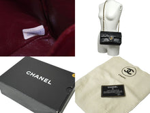 画像をギャラリービューアに読み込む, CHANEL シャネル Wフラップチェーンショルダーバッグ マトラッセ 0番台 ラムスキン ブラック ゴールド 美品 中古 64758