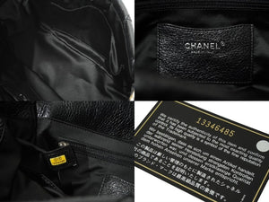 極美品 CHANEL シャネル オンザロード ハンドバッグ マトラッセ ココマーク キャビアスキン 13番台 ワイルドステッチ A48015 中古 64760