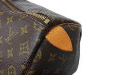 画像をギャラリービューアに読み込む, LOUIS VUITTON ルイ ヴィトン キーポル50 ボストンバッグ M41416 モノグラム キャンバス ヌメ革 ゴールド金具 美品 中古 64762