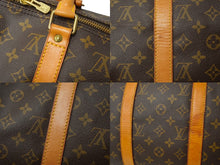 画像をギャラリービューアに読み込む, LOUIS VUITTON ルイヴィトン モノグラム キーポル50 ボストンバッグ M41416 ブラウン 旅行バッグ ゴールド金具 良品 中古 64763