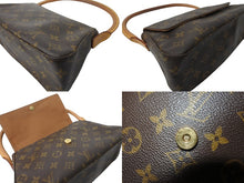 Load image into Gallery viewer, LOUIS VUITTON ルイヴィトン モノグラム ミニルーピング ワンショルダーバッグ ブラウン ロゴ 鞄 肩掛け M51147 美品 中古 64764