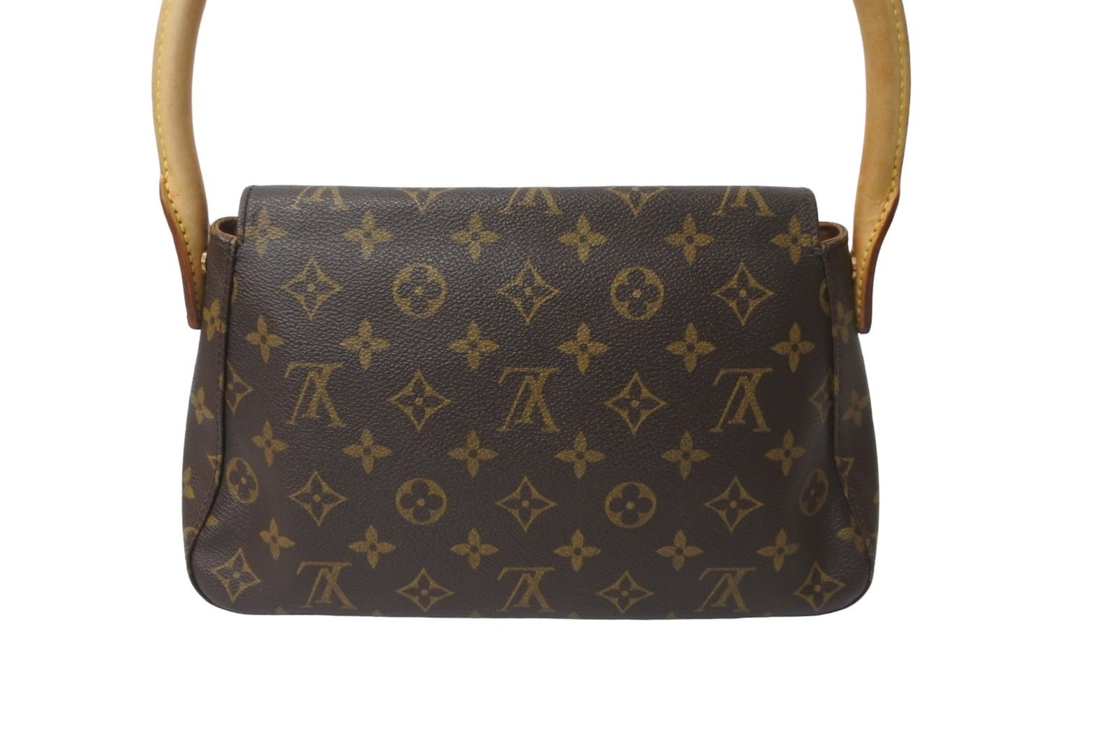 LOUIS VUITTON ルイヴィトン モノグラム ミニルーピング ワンショルダーバッグ ブラウン ロゴ 鞄 肩掛け M51147 美品 中古  64775 – Casanova Vintage