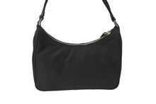 Load image into Gallery viewer, PRADA プラダ ハンドバッグ ホーボー MV515 トライアングルロゴ ブラック ナイロン シルバー金具 美品 中古 64781