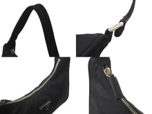 Load image into Gallery viewer, PRADA プラダ ハンドバッグ ホーボー MV515 トライアングルロゴ ブラック ナイロン シルバー金具 美品 中古 64781