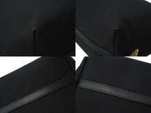 Load image into Gallery viewer, PRADA プラダ トートバッグ ロゴ ジャガード 1BG158 UCWF0002 00 キャンバス レザー ブラック 美品 中古 64783
