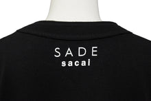 画像をギャラリービューアに読み込む, 極美品 SACAI サカイ SADE シャーデプリント 半袖Ｔシャツ トップス 21-0227S ブラック コットン サイズ4 中古 64816