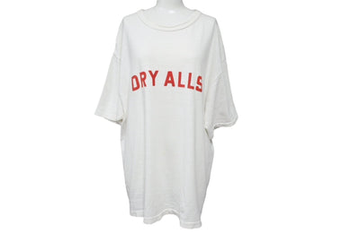 HUMAN MADE ヒューマンメイド DRY ALLS GRAPHIC Tシャツ JAPAN製 コットン ホワイト レッド サイズ2XL 良品 中古 64817
