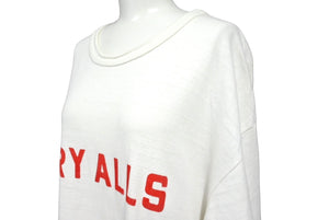 HUMAN MADE ヒューマンメイド DRY ALLS GRAPHIC Tシャツ JAPAN製 コットン ホワイト レッド サイズ2XL 良品 中古 64817