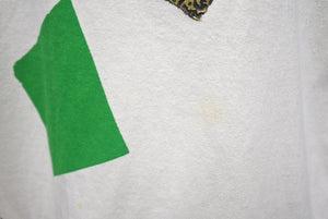 LOEWE ロエベ 半袖Ｔシャツ トップス クールネック ロゴプリント S540Y22X06 ベージュ グリーン ゴールド サイズS 良品 中古 64820
