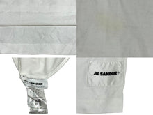 画像をギャラリービューアに読み込む, JIL SANDER＋ ジルサンダー トップス プラス ロゴ半袖Ｔシャツ クールネック オーバサイズ ロゴラベル 丸首 ホワイト XL KKPMZB0004中古 64821