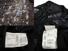 画像をギャラリービューアに読み込む, SACAI サカイプリーツ NASA スカート ひざ丈スカート ロング マキシ 星空 宇宙柄 スペース プラネット ブラック サイズ1 美品 中古 64826