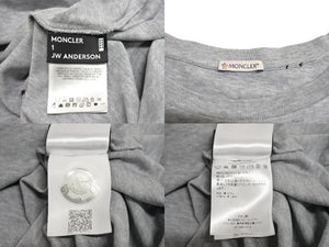 MONCLER モンクレール 半袖Ｔシャツ トップス クールネック ジェイタブリューアンダーソン グレー 20-46638 XXL 美品 中古 64832