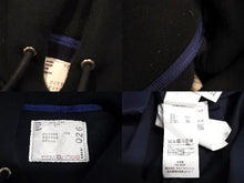 画像をギャラリービューアに読み込む, sacai サカイ パーカー 20SS サイズ3 ドッキング シャツ ブラック ネイビー コットン SCM-026 美品 中古 64839