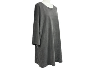 JUUN J Tops Short Sleeve T-shirt Cool Neck Round Neck Colorful Back Print Gray Black JC3442P823 M Used 64842