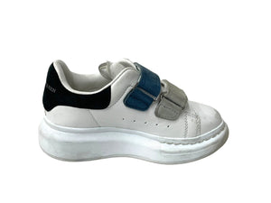 Alexander McQueen Alexander McQueen Sneakers Velcro Kids Sneakers Size L White Black Good Used 64847