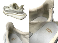 Load image into Gallery viewer, UGG アグ スニーカー 暑底 シューズローカット 27cm ホワイト グレー CA805V2 1127110 美品 中古 64849