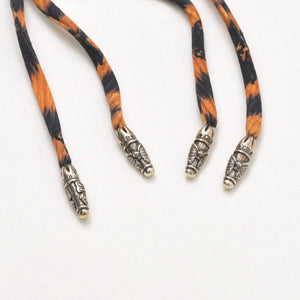 新品同様 CHROME HEARTS クロムハーツ Dipped in Blue ディップドインブルー ビキニ 下 オレンジタイガー シルバー金具 中古 4a006485