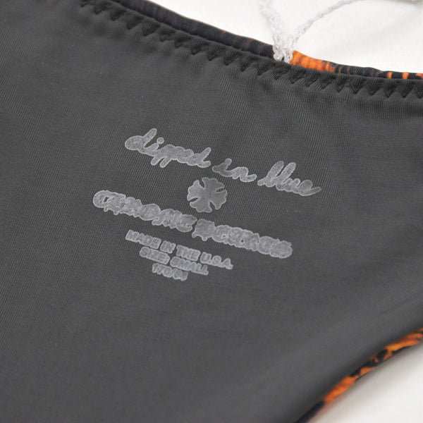 新品同様 CHROME HEARTS クロムハーツ Dipped in Blue ディップドインブルー ビキニ 下 オレンジタイガー シルバー金具 中古 4a006485