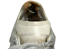 Load image into Gallery viewer, Alexander McQueen アレキサンダーマックイーン オーバル ラリー スニーカー ホワイト シルバー レザー 36 1/2 537615 良品 中古 64852