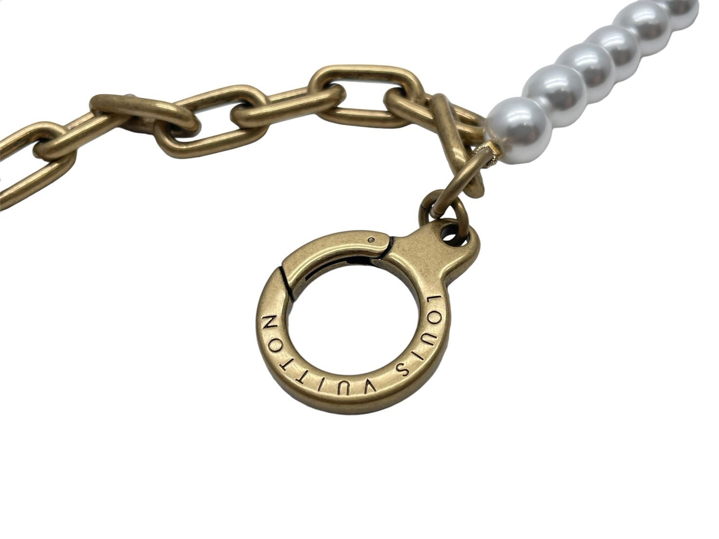 新品同様 LouisVuitton ルイヴィトン ウォレットチェーン チェイン