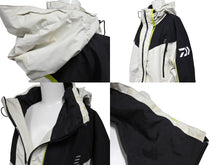 Load image into Gallery viewer, DAIWA PIER39 ダイワ ピアサーティナイン ナイロン ダウンジャケット 3XL ホワイト ブラック イエローグリーン ナイロン 中古 64863