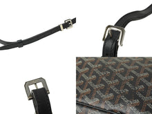 Load image into Gallery viewer, GOYARD ゴヤール カップヴェールPMバッグ ショルダーバッグ CAPVE2PMLTY01CL01P ブラック PVC レザー シルバー金具 美品 中古 64865