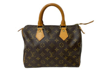 Load image into Gallery viewer, LOUIS VUITTON ルイヴィトン スピーディ25 ハンドバッグ M41528 モノグラムキャンバス ヌメ革 美品 中古 64873
