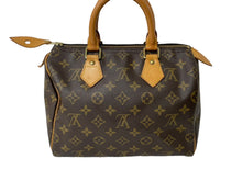 Load image into Gallery viewer, LOUIS VUITTON ルイヴィトン スピーディ25 ハンドバッグ M41528 モノグラムキャンバス ヌメ革 美品 中古 64873