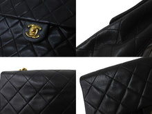 画像をギャラリービューアに読み込む, CHANEL シャネル ミニマトラッセ20 チェーンショルダーバッグ 1番台 ラムスキン ブラック ゴールド金具 美品 中古 64891