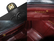 画像をギャラリービューアに読み込む, CHANEL シャネル ミニマトラッセ20 チェーンショルダーバッグ 1番台 ラムスキン ブラック ゴールド金具 美品 中古 64891