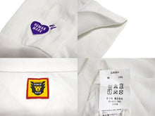 Load image into Gallery viewer, HUMAN MADE ヒューマンメイド 長袖Ｔシャツ トップス ロンT ロングスリーブ フラミンゴ ロゴ ホワイト パープル グリーン XXL 中古 64819