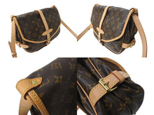 画像をギャラリービューアに読み込む, 極美品 LOUIS VUITTON ルイヴィトン ソミュール30 ショルダーバッグ ブラウン モノグラム ロゴ 斜めがけ M42256 中古 64895