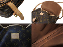 画像をギャラリービューアに読み込む, 極美品 LOUIS VUITTON ルイヴィトン ソミュール30 ショルダーバッグ ブラウン モノグラム ロゴ 斜めがけ M42256 中古 64895