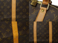 画像をギャラリービューアに読み込む, LOUISVUITTON ルイヴィトン キーポル50 ボストンバッグ M41426 PVCコーティングキャンバス ブラウン 美品 中古 64897