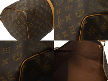 画像をギャラリービューアに読み込む, LOUISVUITTON ルイヴィトン キーポル50 ボストンバッグ M41426 PVCコーティングキャンバス ブラウン 美品 中古 64897
