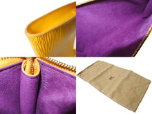 画像をギャラリービューアに読み込む, 極美品 LouisVuitton ルイヴィトン エピ ポシェット アクセソワール アクセサリーポーチ ハンドバッグ M52959 イエロー 中古 64899